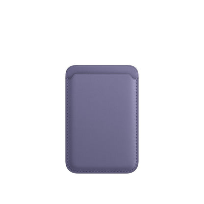 For Magsafe Magnetic Luxury Leather Card Holder Wallet Case for 14 Pro Max 13 12 Phone Bag Adsorption Accessories Cover